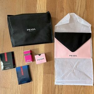Prada Makeup/Cosmetics Envelope Bag